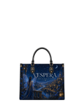 "Vespera" Born of Night & Stars Leather Handbag