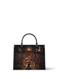 "Forged in Fury and Fire" Blacksmith Warrior Leather Handbag