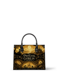 "The Princess and the Goblin" Goldlit Mountain Leather Handbag