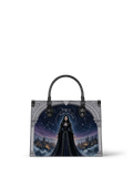 "Crowned in Constellations" Star Queen Leather Handbag