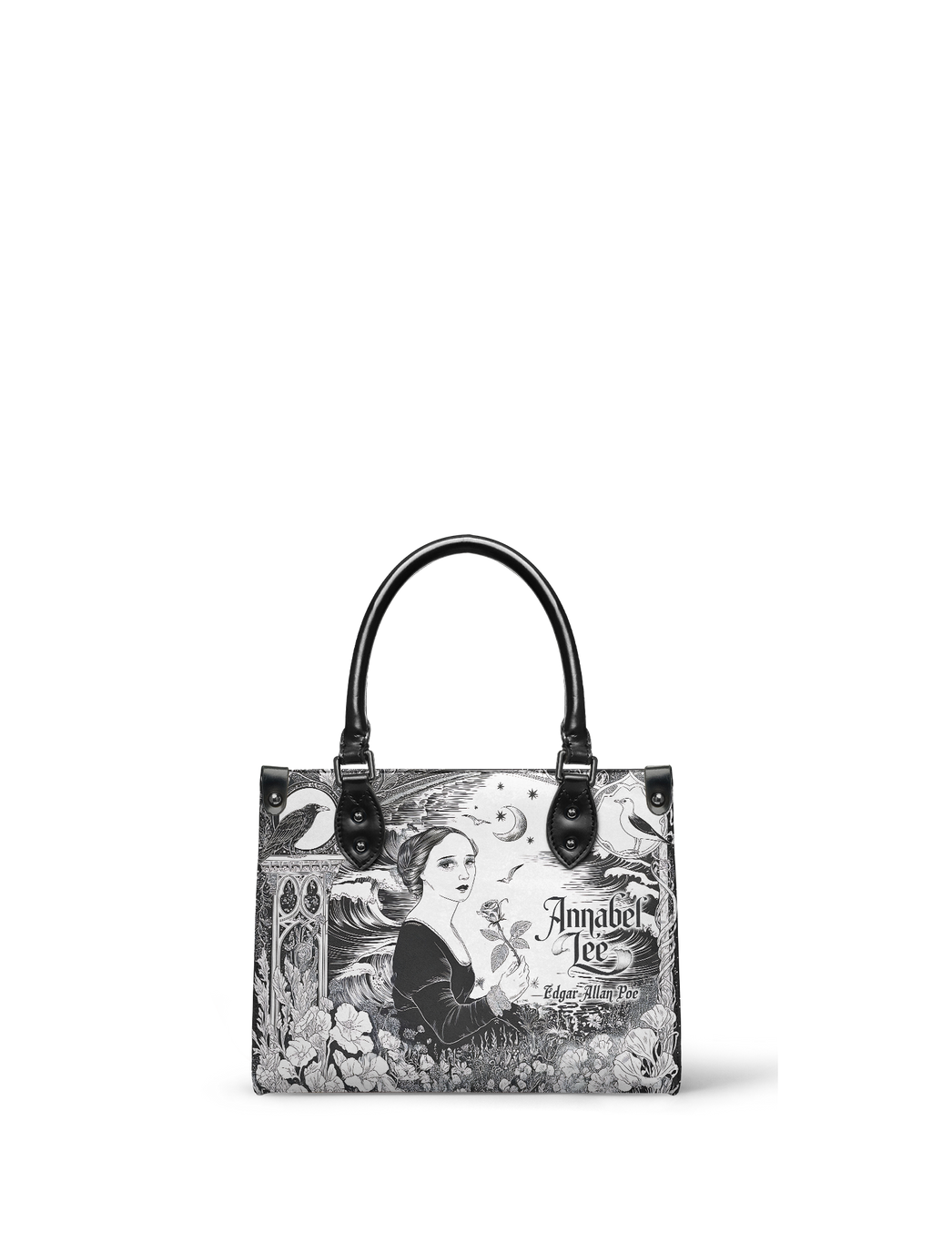"Annabel Lee" - Black Interior - Small Leather Handbag