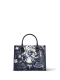 "Down the Rabbit Hole" - Black Interior - Leather Handbag