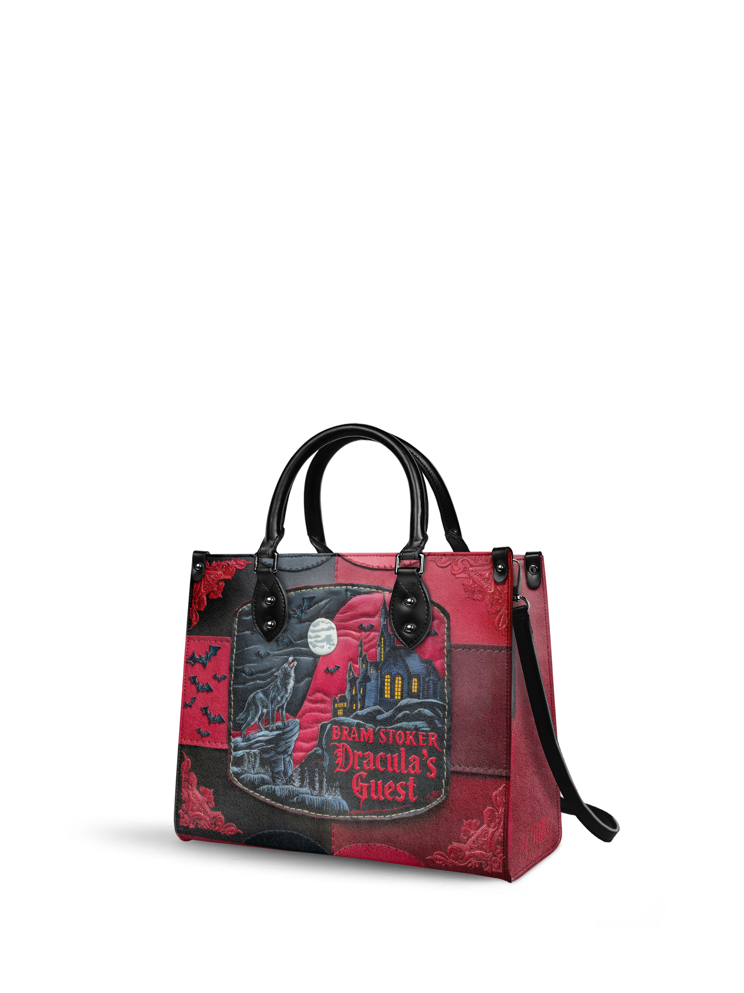 "Dracula's Guest" - Black Interior - Leather Handbag