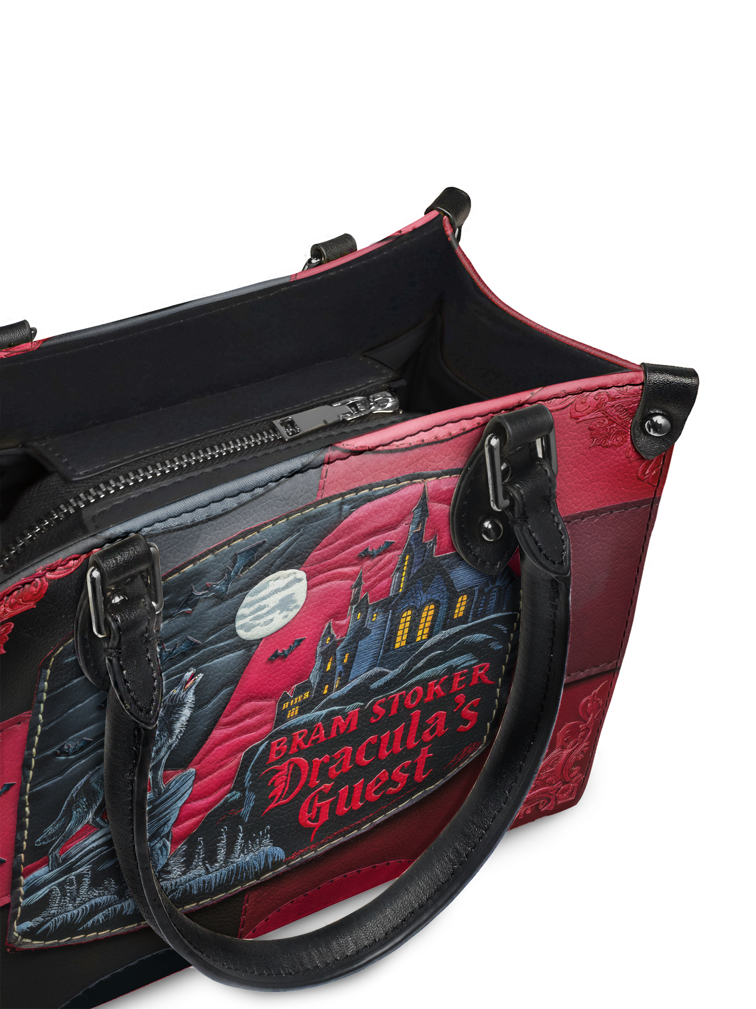 "Dracula's Guest" - Black Interior - Small Leather Handbag