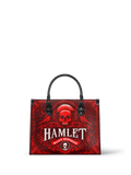 "Hamlet" The Red Room - Black Interior - Leather Handbag