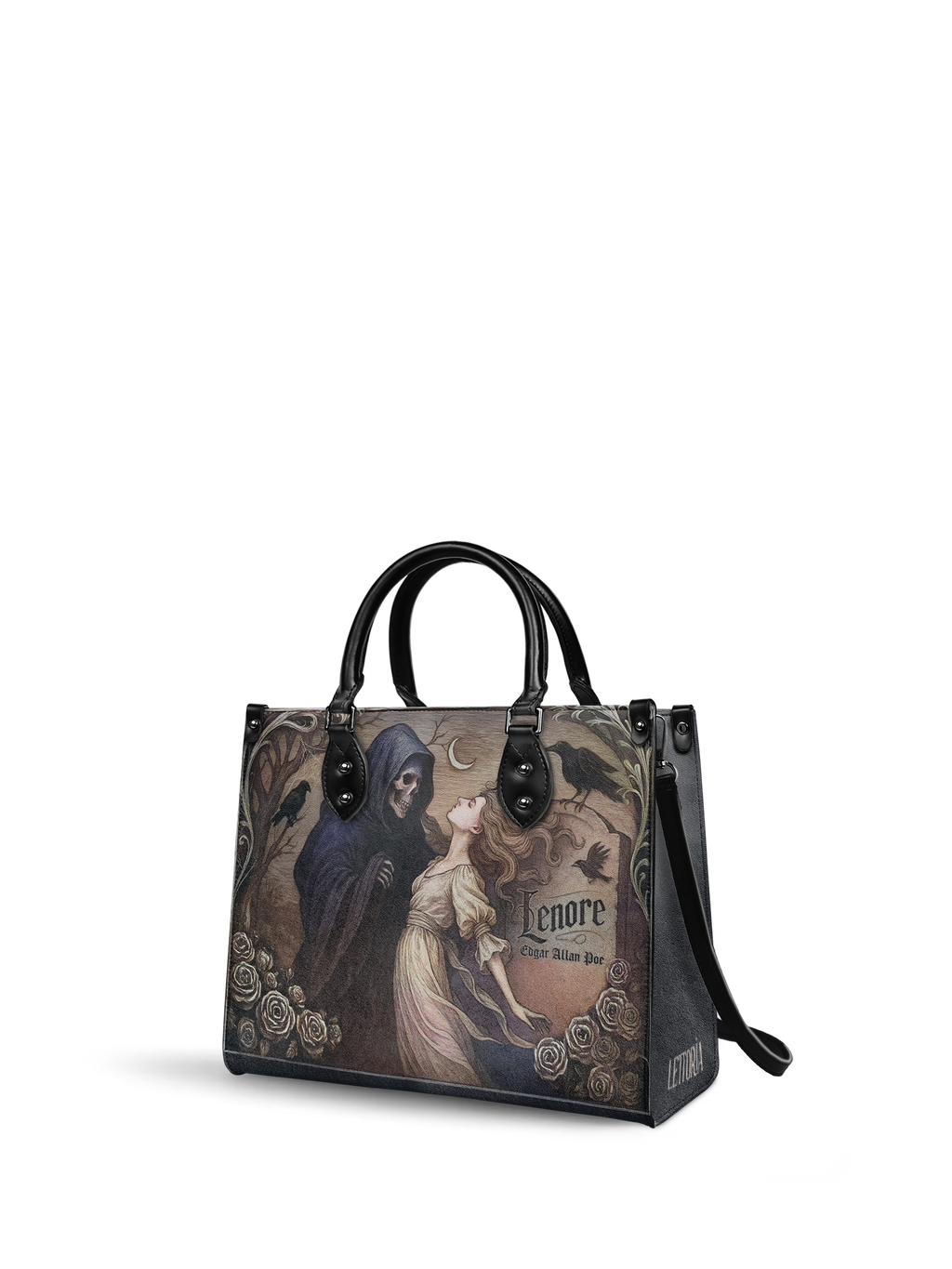 "Lenore" - Black Interior - Leather Handbag