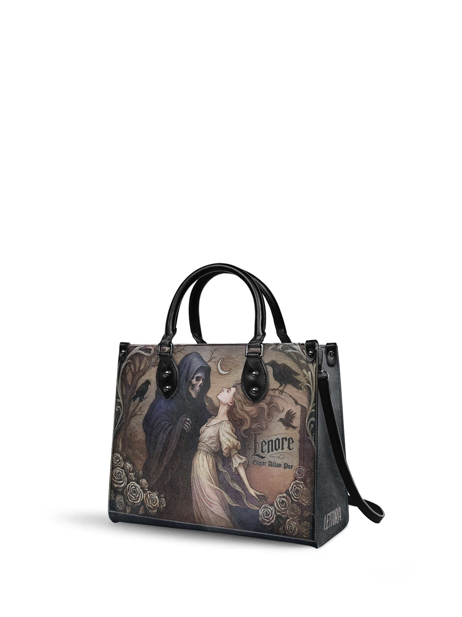 "Lenore" - Black Interior - Leather Handbag