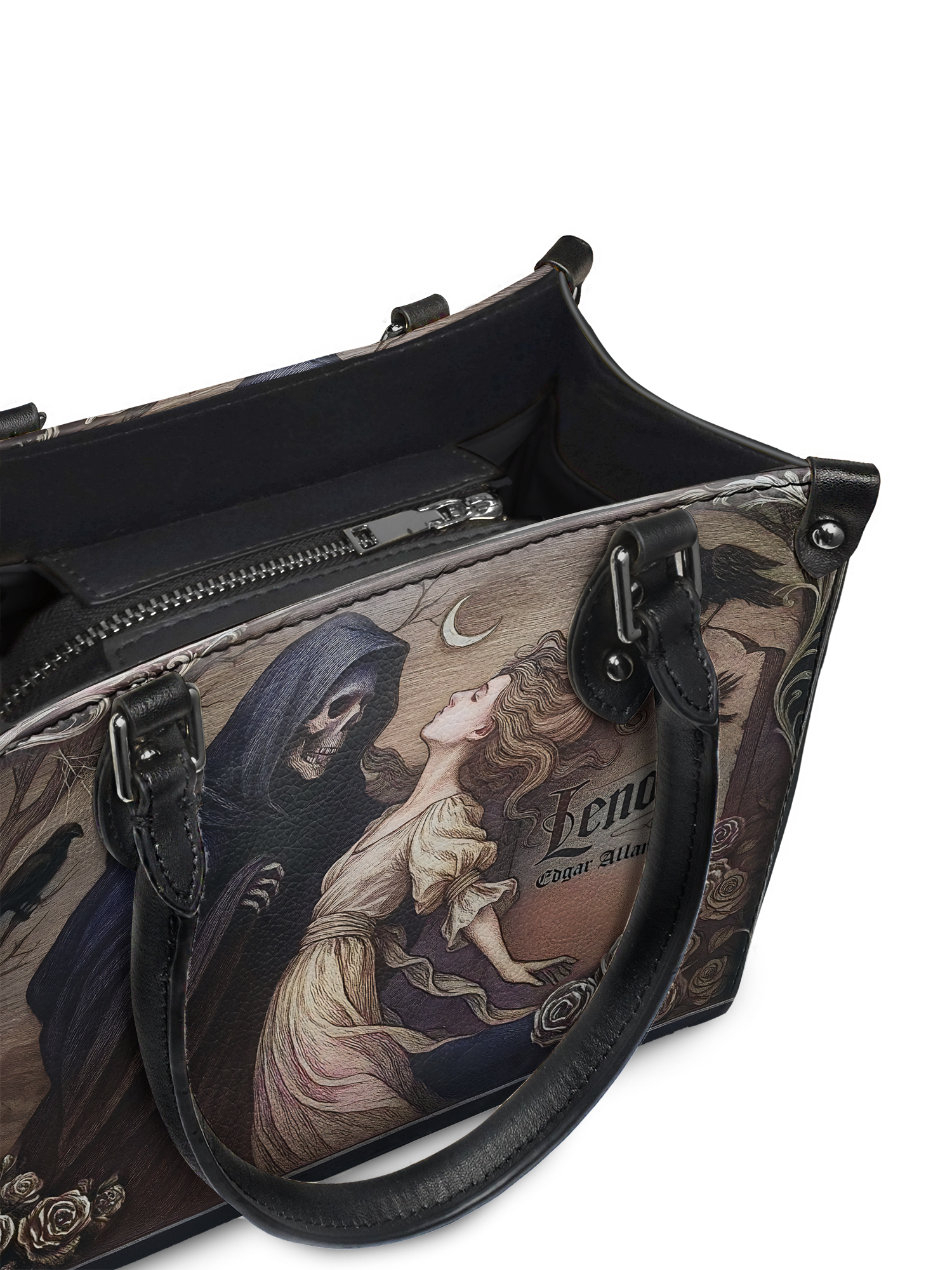 "Lenore" - Black Interior - Small Leather Handbag