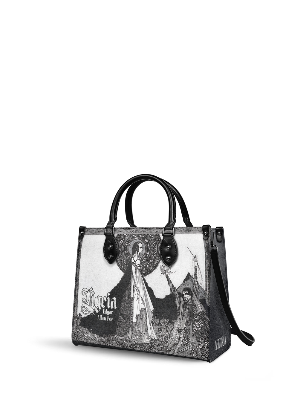 "Ligeia" - Black Interior - Leather Handbag