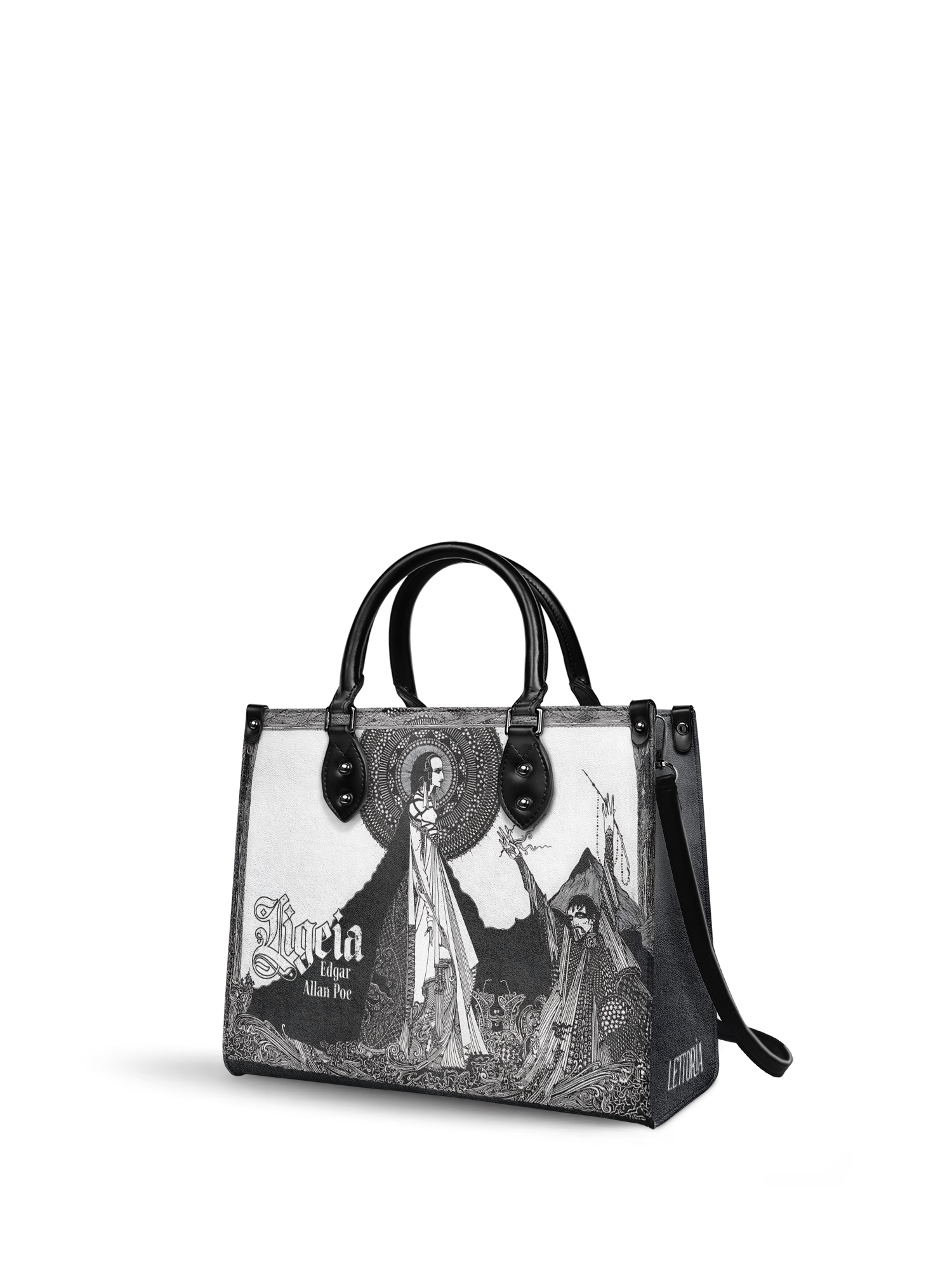 "Ligeia" - Black Interior - Leather Handbag