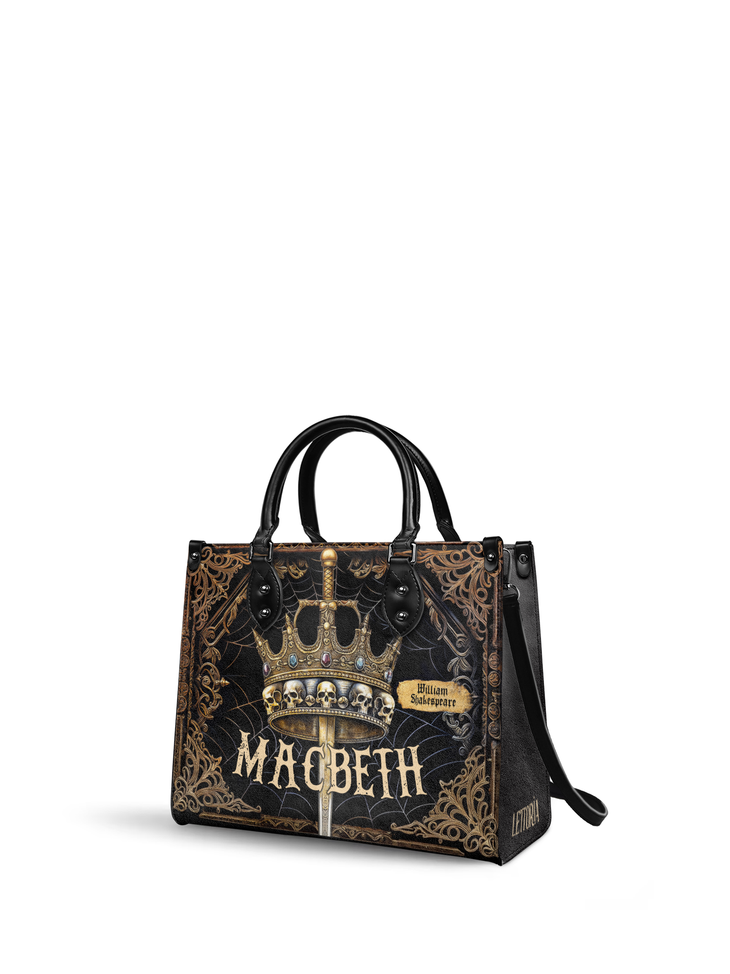 "Macbeth" - Black Interior - Leather Handbag