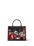 "The Codex of Gothic Tales" Black Widow’s Kiss - Black Interior - Leather Handbag