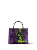 "Frankenstein" Lablight Violet - Black Interior - Leather Handbag