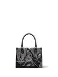 "The Cask Of Amontillado" - Black Interior - Small Leather Handbag