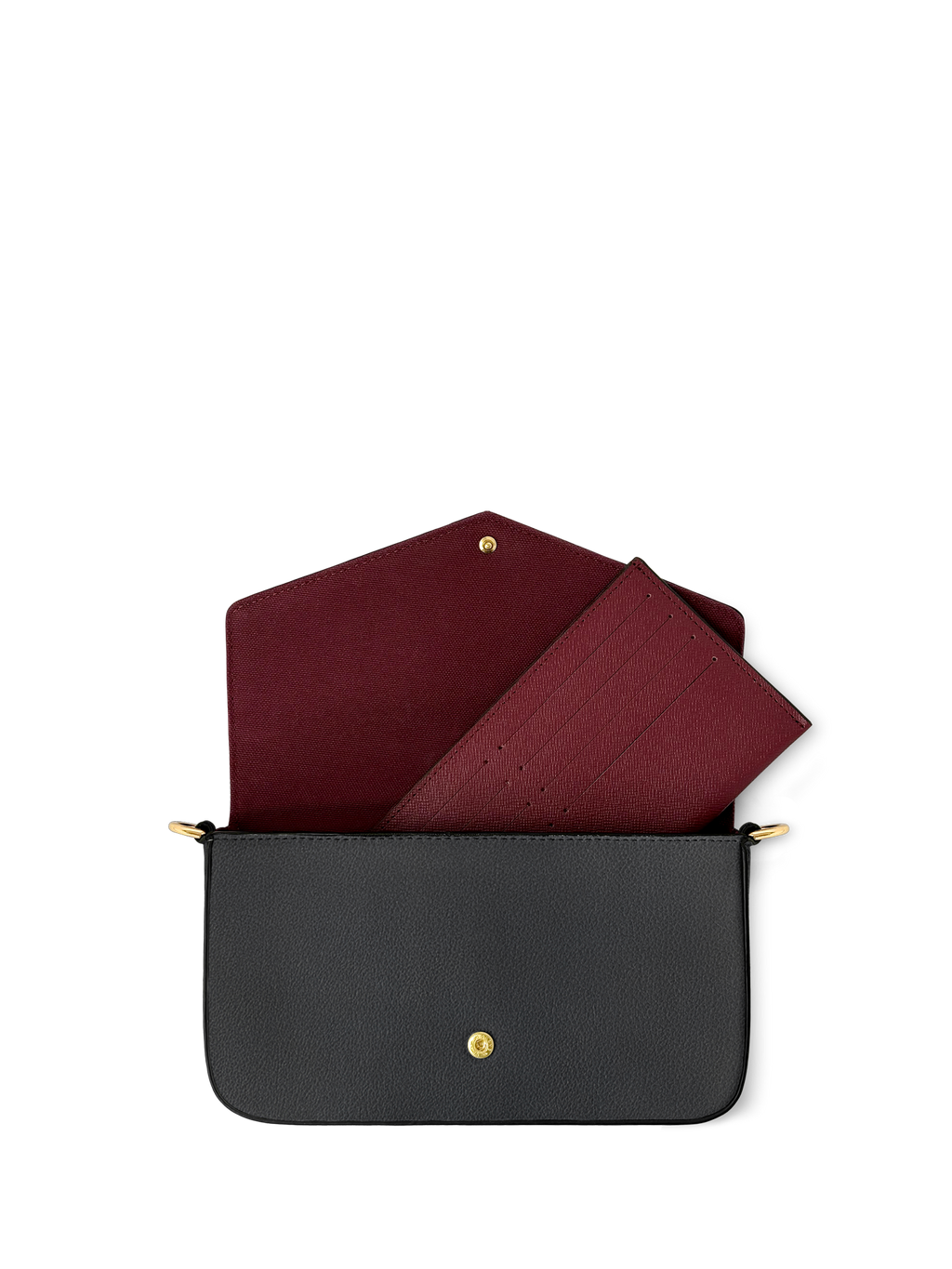 "The Codex of Gothic Tales" Deadlight Black Envelope Chain Crossbody Bag