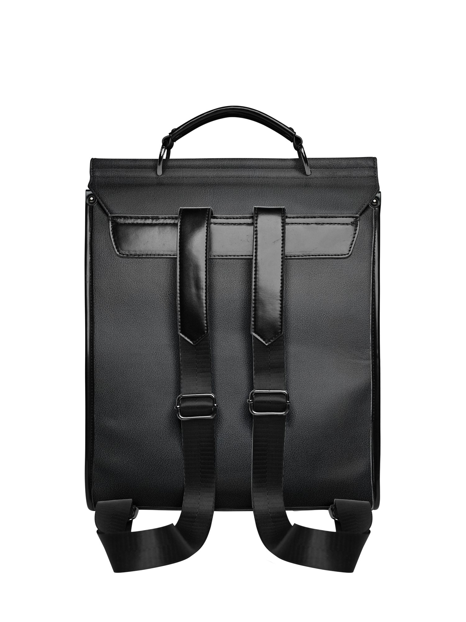 "The Codex of Gothic Tales" Deadlight Black Leather Backpack