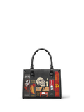 "The Codex of Gothic Tales" Deadlight Black - Black Interior - Small Leather Handbag