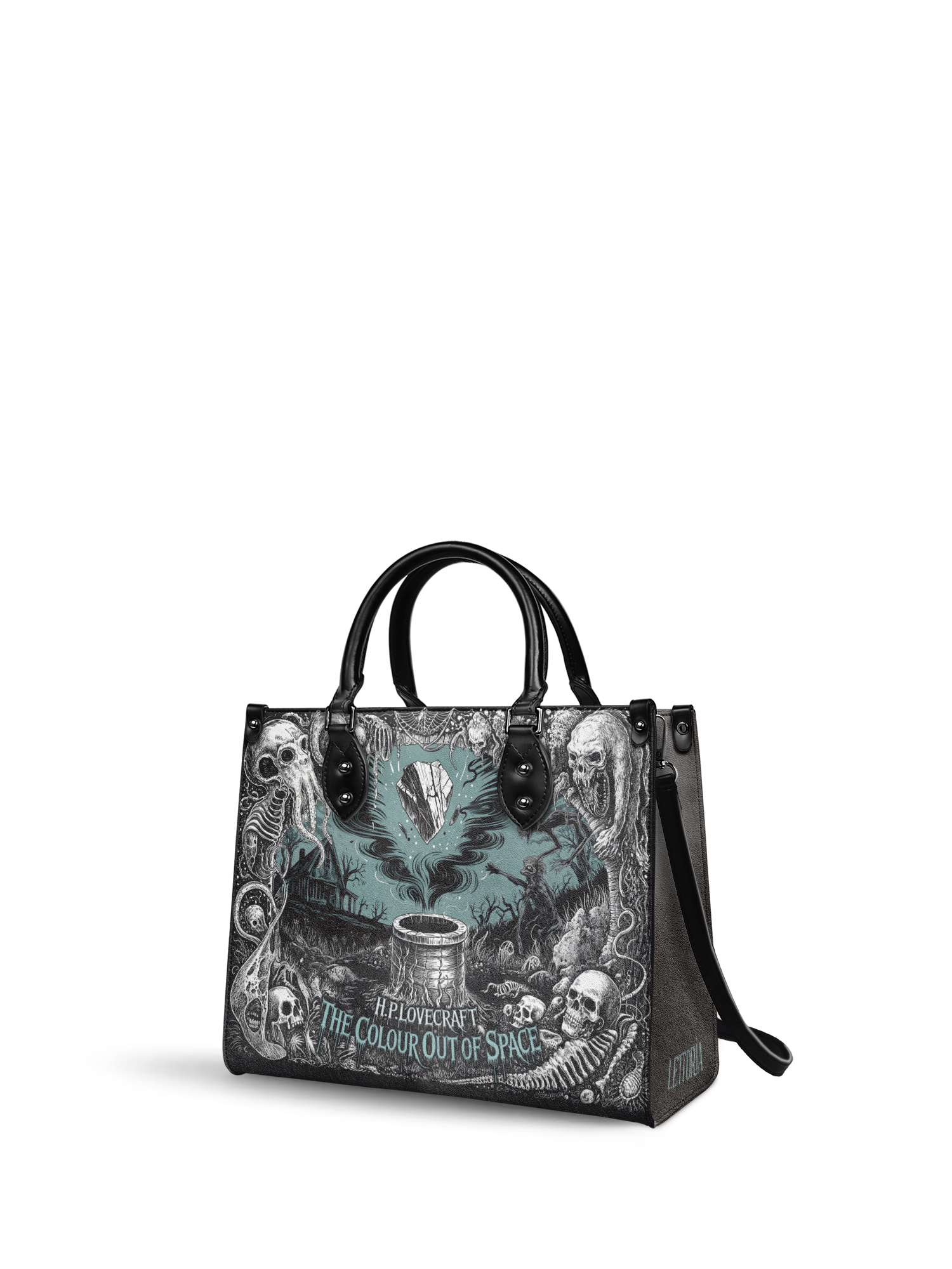 "The Colour Out Of Space" - Black Interior - Leather Handbag
