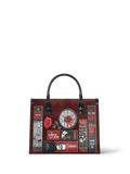 "The Crimson Codex" - Black Interior - Leather Handbag
