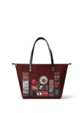 "The Crimson Codex" Leather Tote Bag