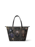 "The Murders In The Rue Morgue" Leather Tote Bag