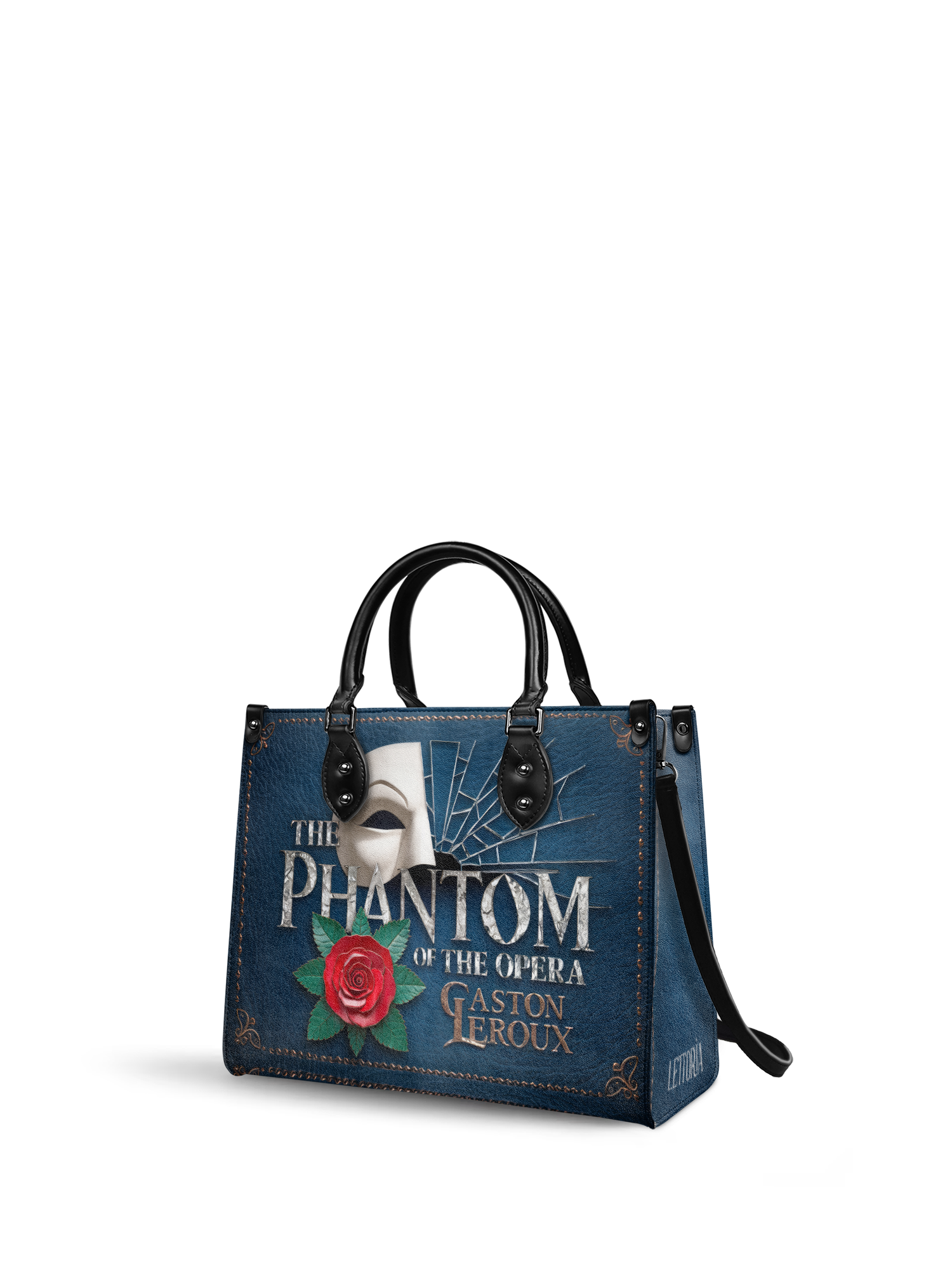 "The Phantom Of The Opera" - Black Interior - Leather Handbag