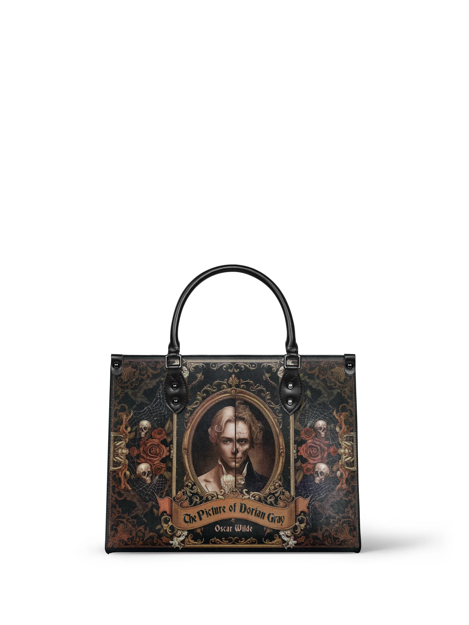 "The Picture Of Dorian Gray" - Black Interior - Leather Handbag