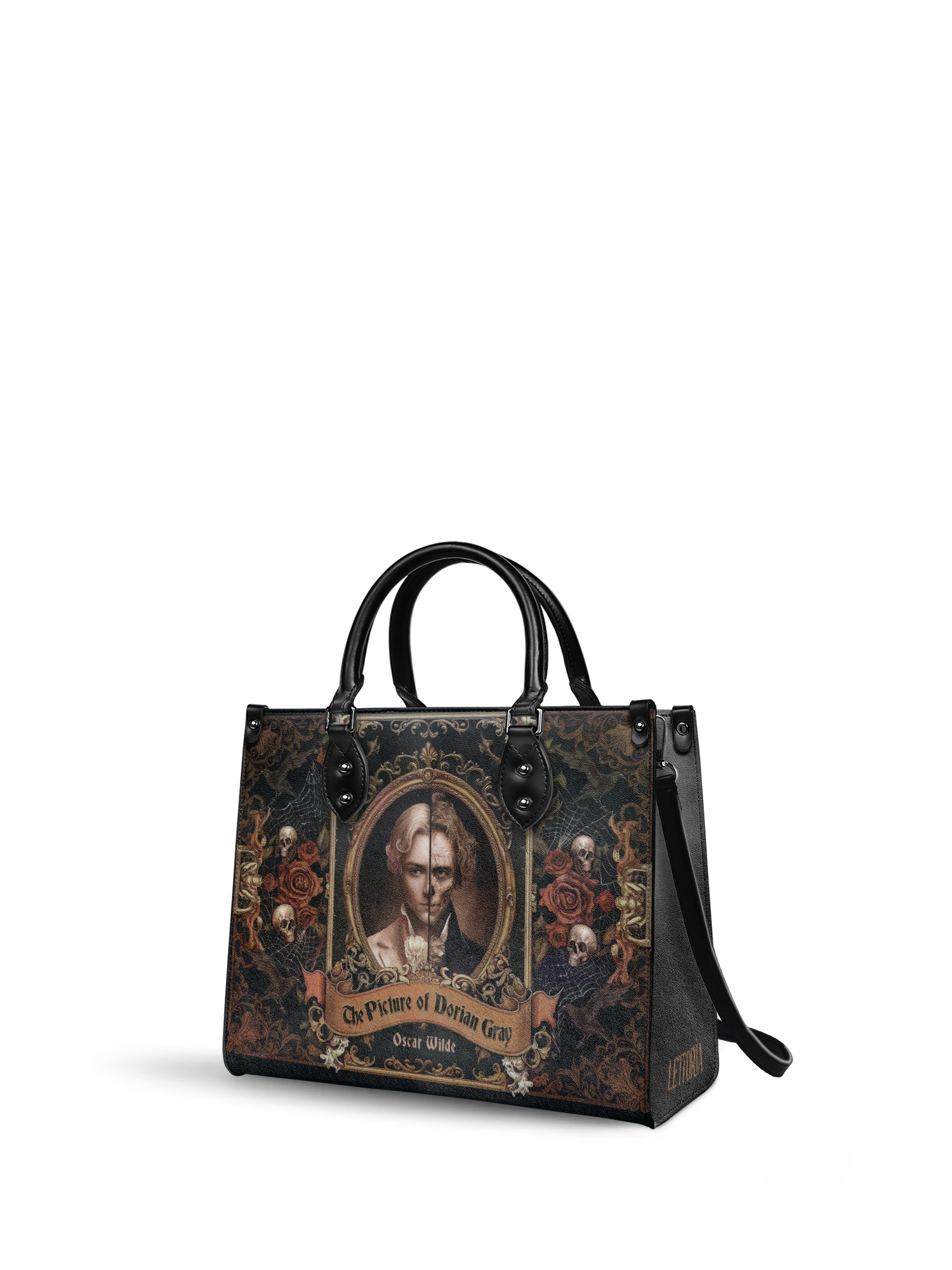"The Picture Of Dorian Gray" - Black Interior - Leather Handbag