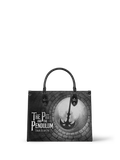 "The Pit And The Pendulum" - Black Interior - Leather Handbag