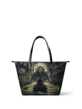 "The Shadow Over Innsmouth" Leather Tote Bag