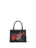 "The Tell-Tale Heart" - Black Interior - Small Leather Handbag