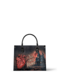"The Tell-Tale Heart" - Black Interior - Leather Handbag