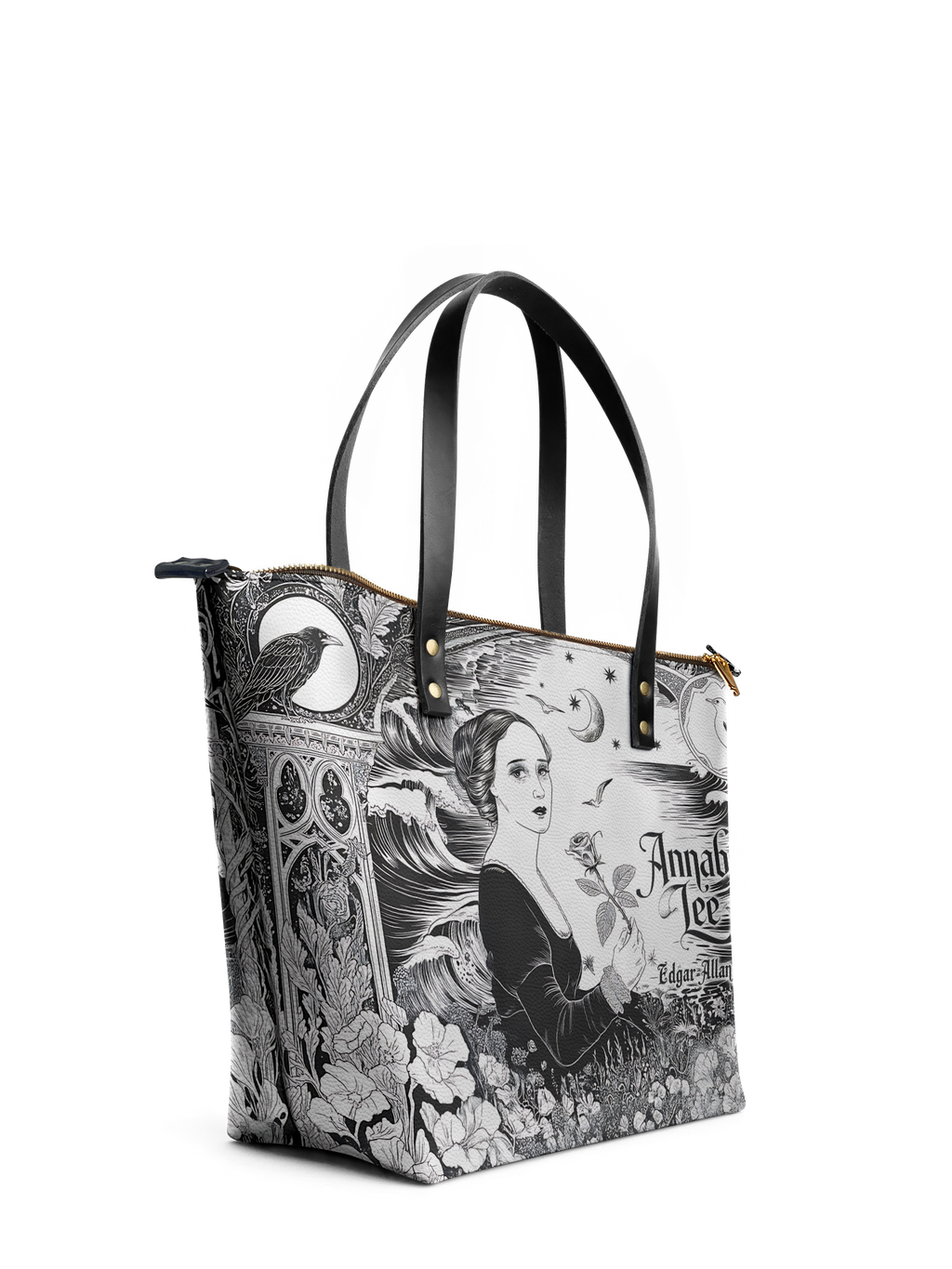 "Annabel Lee" Leather Tote Bag