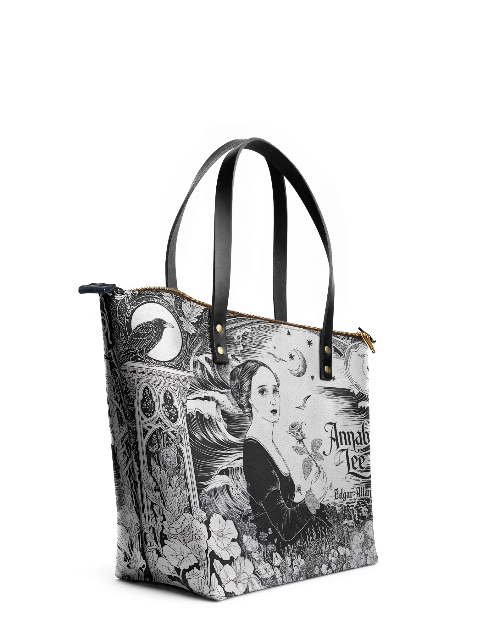 "Annabel Lee" Leather Tote Bag