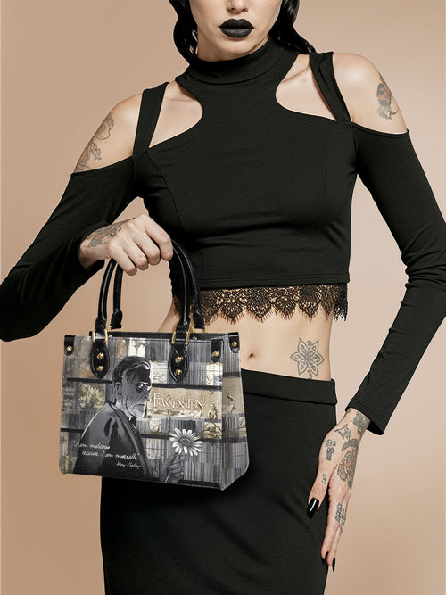 "Frankenstein" Ashes of Hope Small Leather Handbag