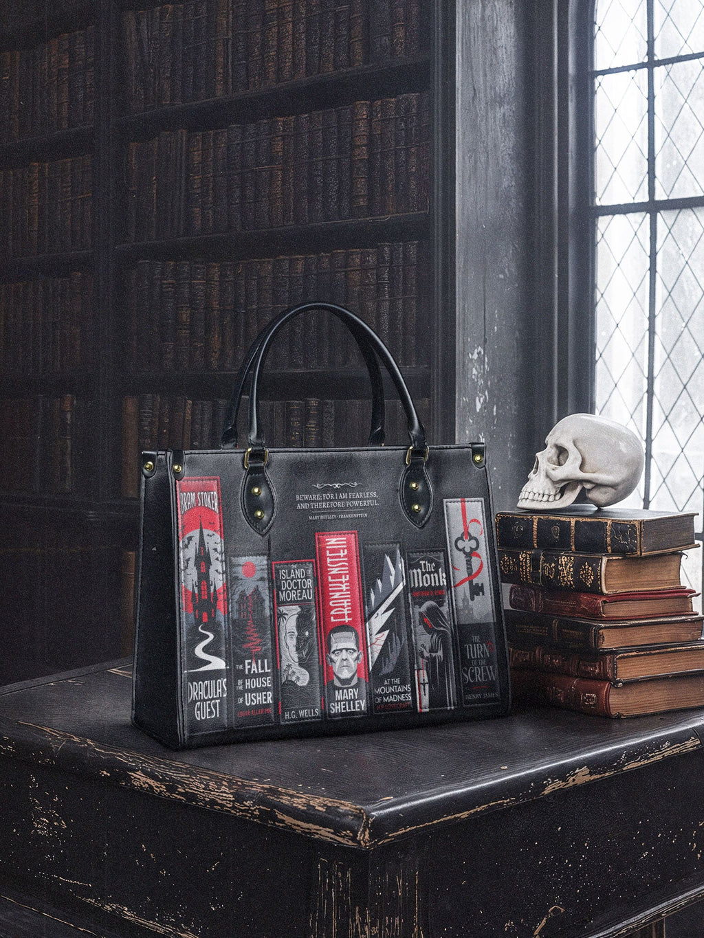 "The Fearless Collection" Leather Handbag