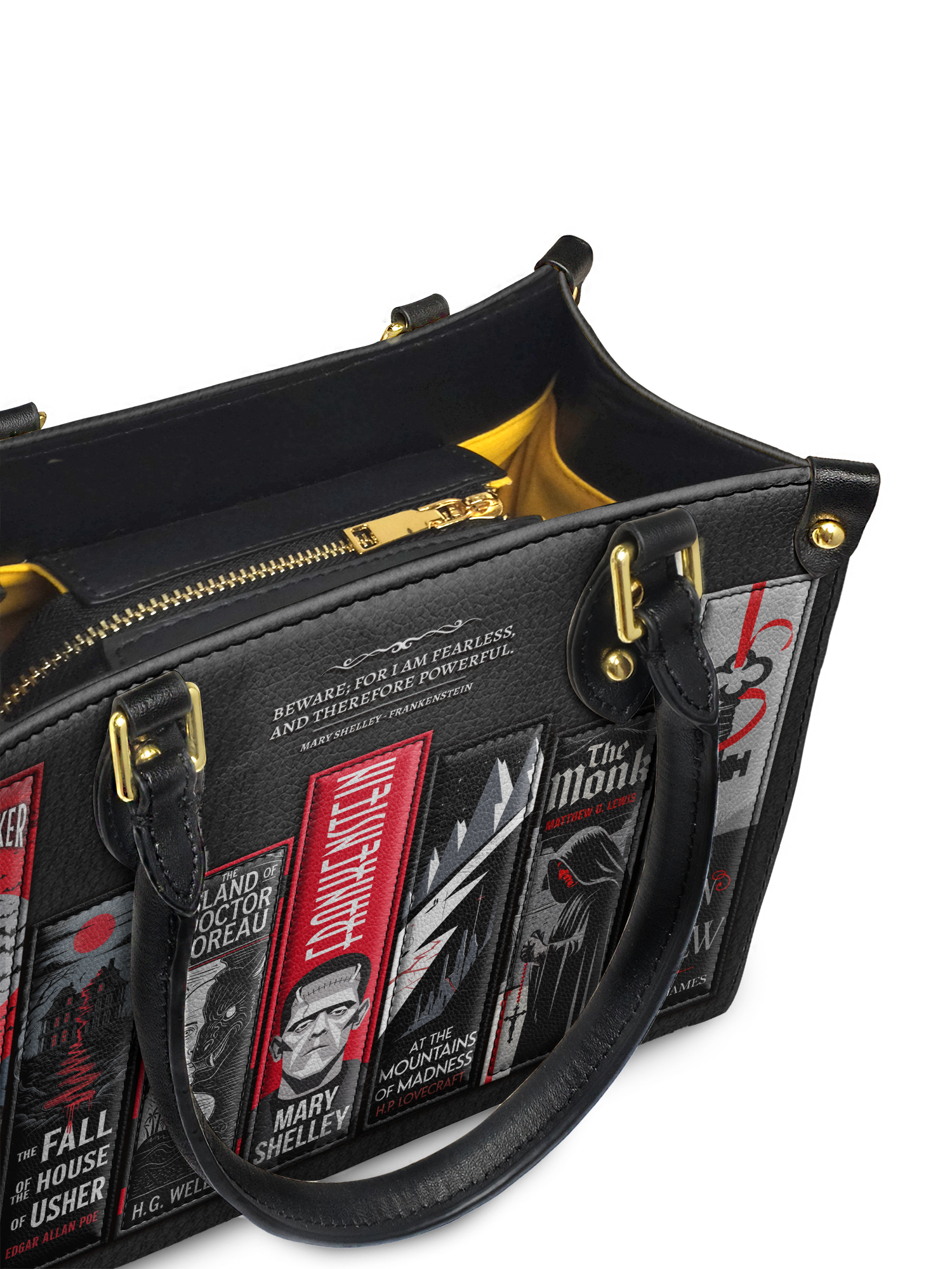 "The Fearless Collection" Small Leather Handbag