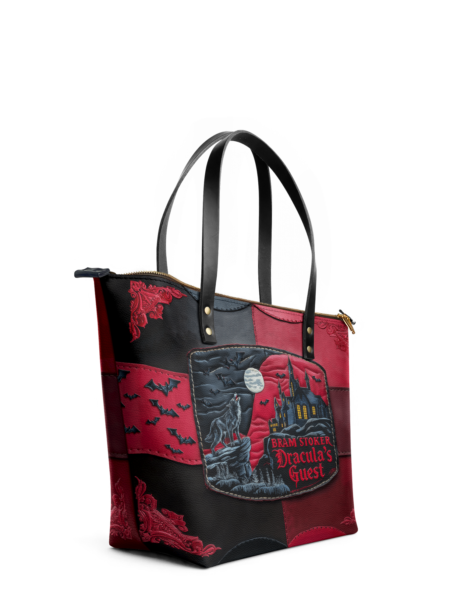 "Dracula's Guest" Leather Tote Bag
