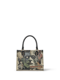 "Frankenstein" Old Parchment Small Leather Handbag