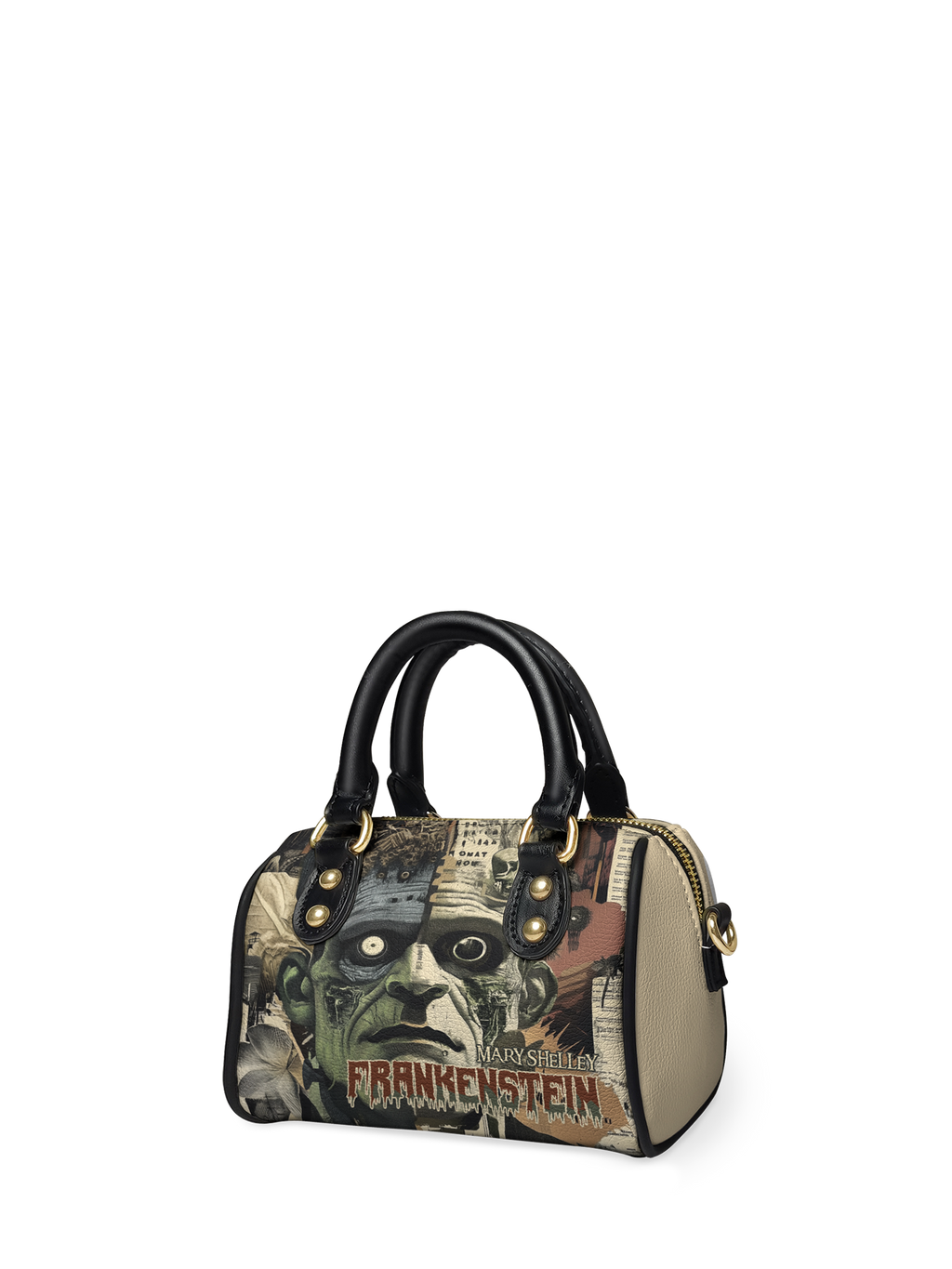 "Frankenstein" Old Parchment Mini Satchel