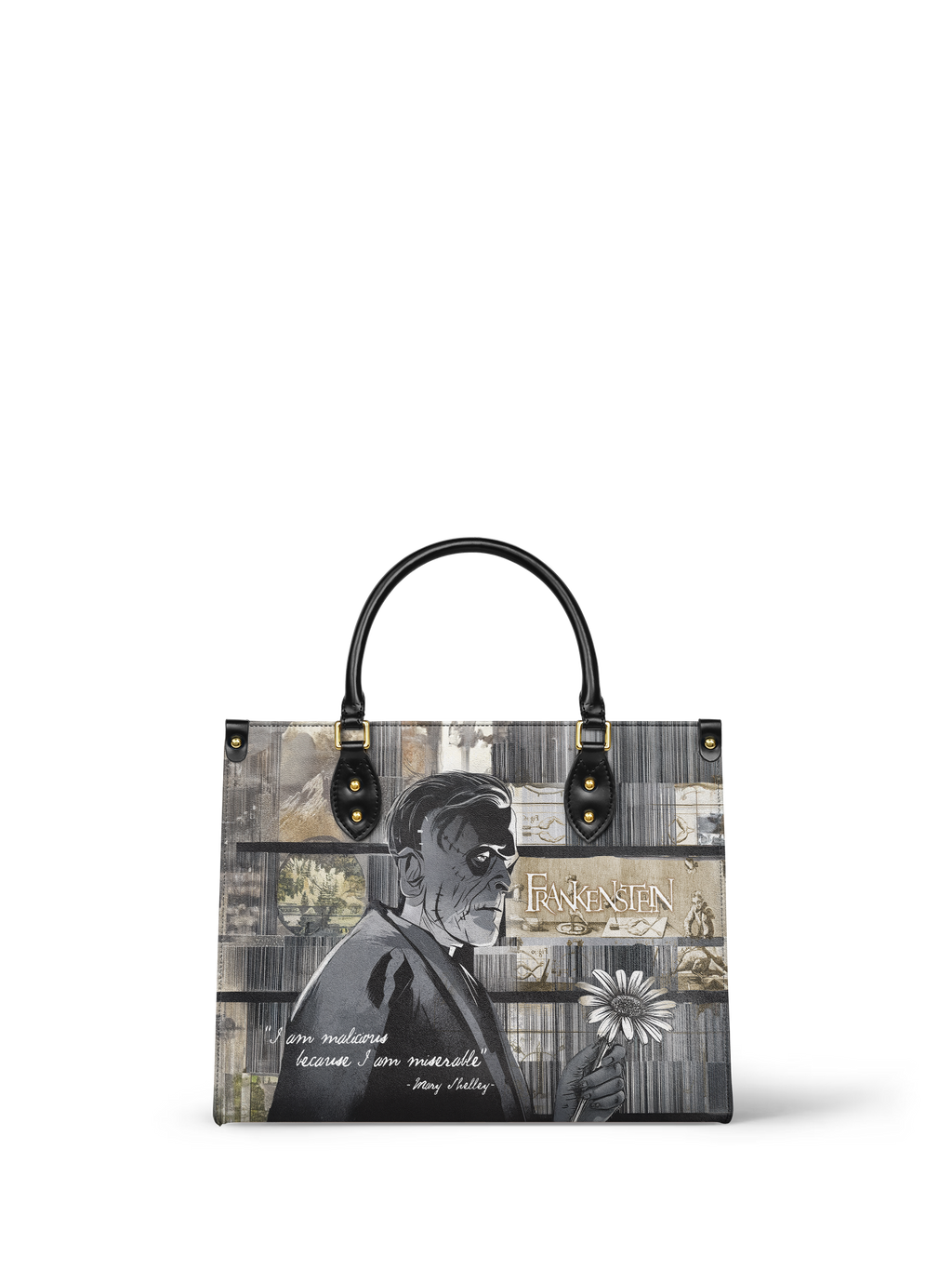 "Frankenstein" Ashes of Hope Leather Handbag