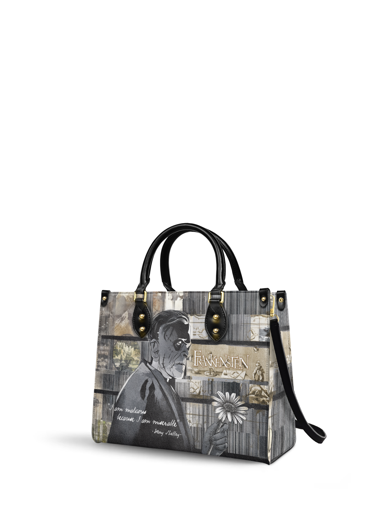"Frankenstein" Ashes of Hope Leather Handbag
