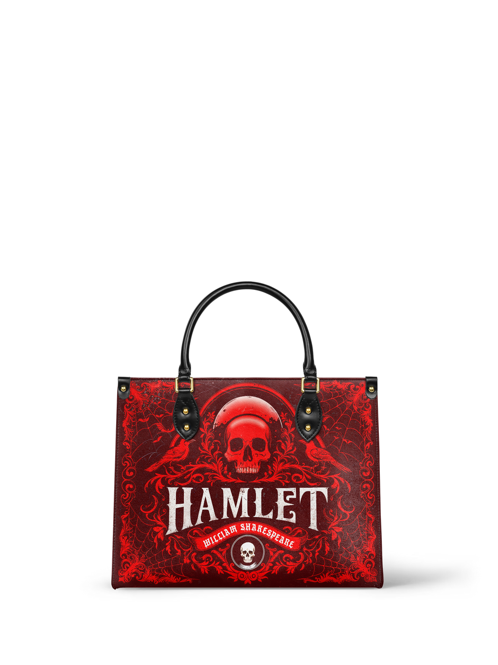 "Hamlet" The Red Room Leather Handbag
