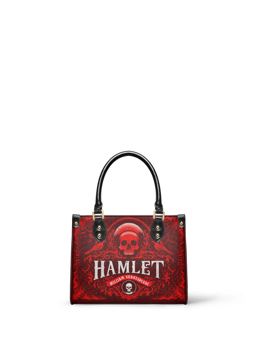 "Hamlet" The Red Room Small Leather Handbag