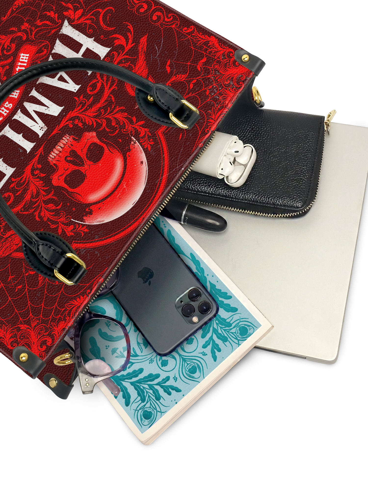 "Hamlet" The Red Room Leather Handbag