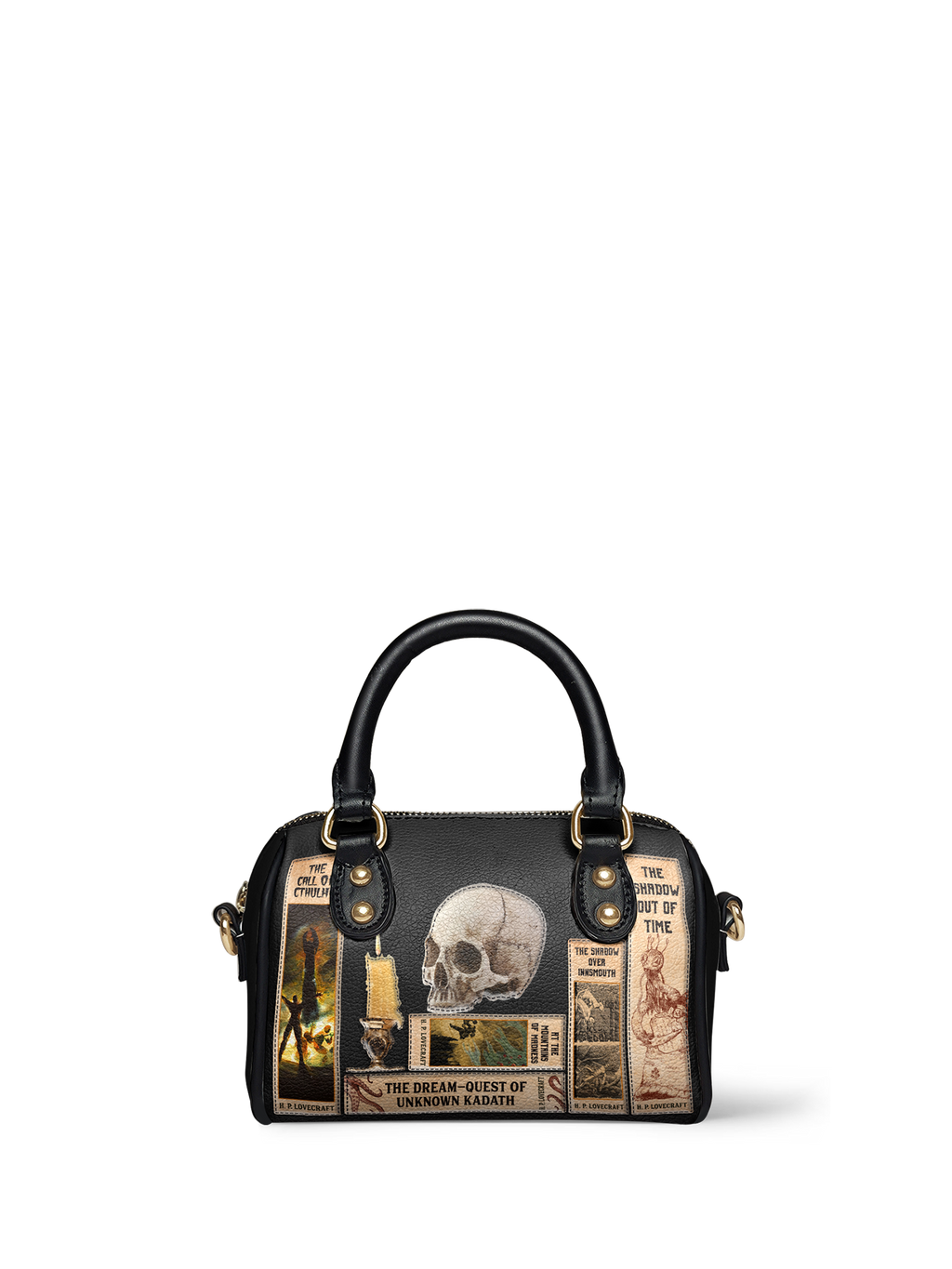 "Lovecraftian" Black Mini Satchel