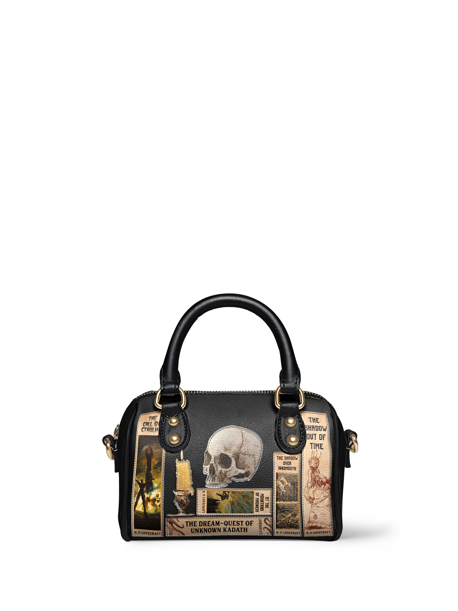 "Lovecraftian" Black Mini Satchel