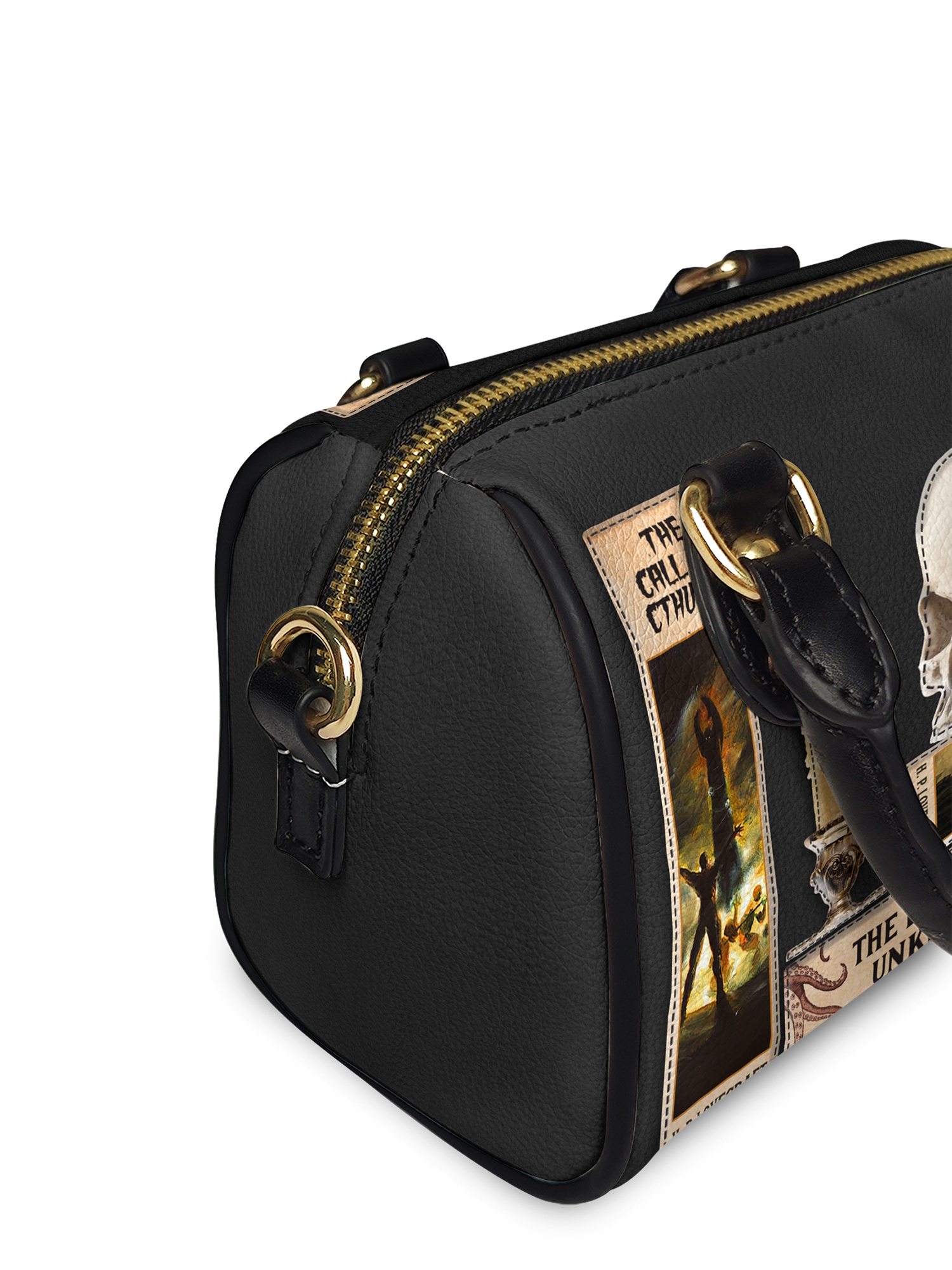 "Lovecraftian" Black Mini Satchel