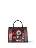 "The Crimson Codex" Leather Handbag
