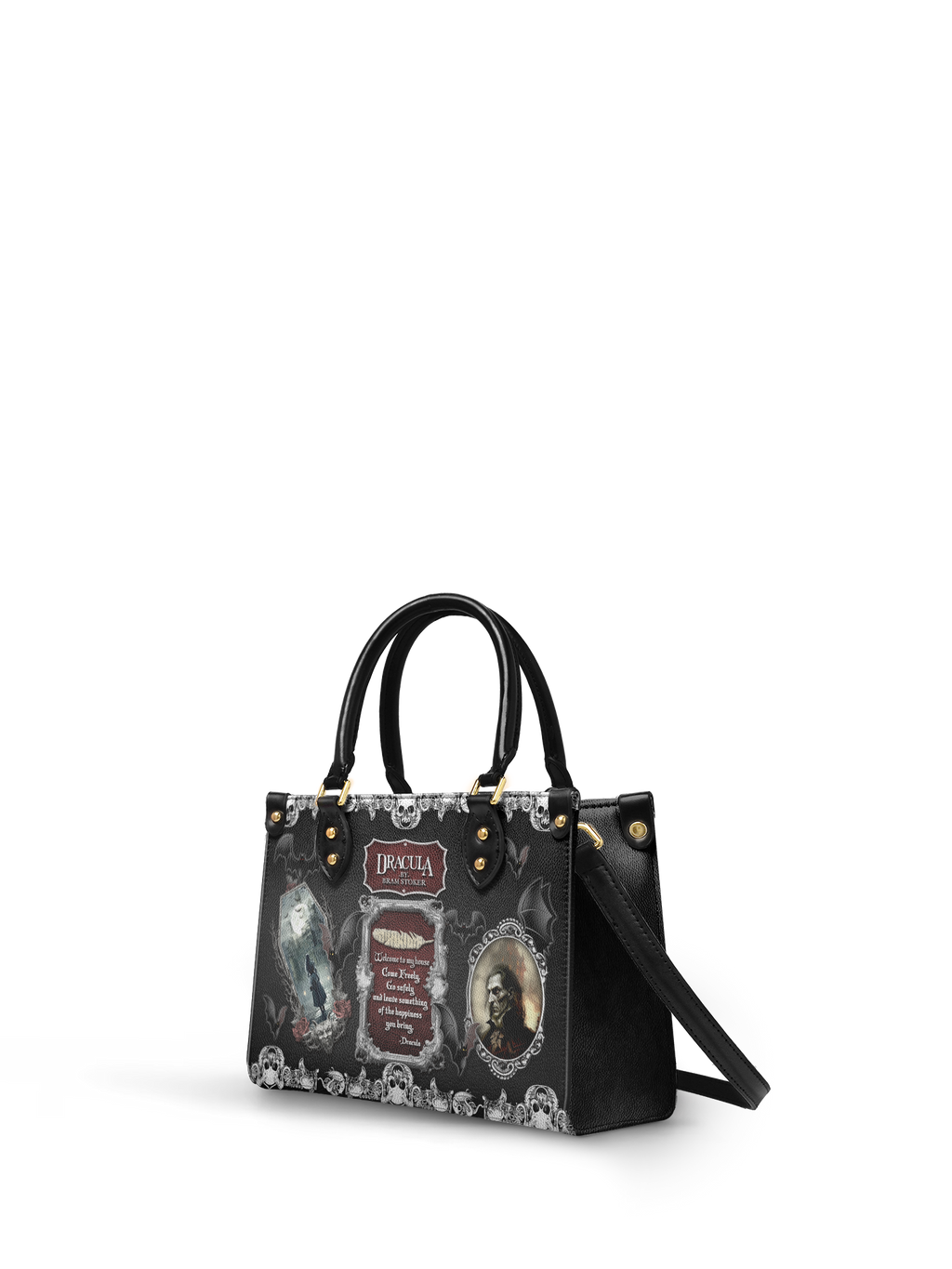 "The Dracula" Small Leather Handbag